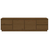 vidaXL Szafka pod TV, miodowy brąz, 176x37x47,5cm, lite drewno sosnowe