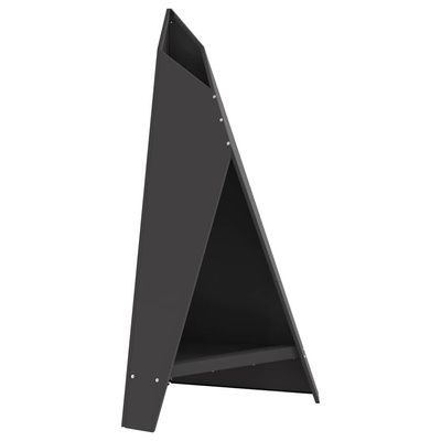 Kominek Czarny 58 x 40 x 100 cm Stal