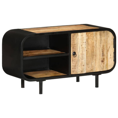 vidaXL Szafka pod TV, 90x30x48 cm, surowe drewno mango