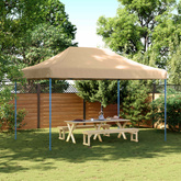 Namiot Imprezowy Beżowy 292 x 440 x 315 cm Materiał Oxford