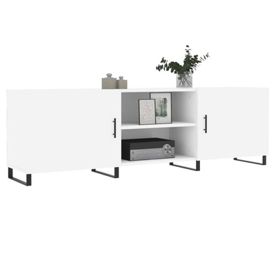 vidaXL Szafka pod TV, biała, 150x30x50 cm, materiał drewnopochodny model standard