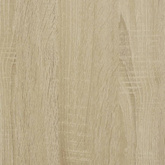 vidaXL Lustro łazienkowe z półką, dąb sonoma, 50x12x60 cm