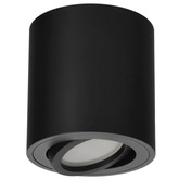 Punktowa oprawa sufitowa natynkowa MALDA Black, IP20, GU10, 220-240V, okrągła czarna EDO777233 EDO Solutions
