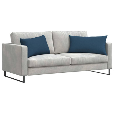 Poduszki na sofę 2 pcs Niebieski 80 x 40 cm tkanina