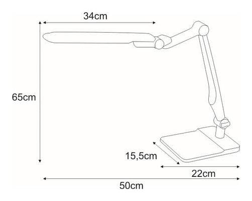 Lampka biurkowa K-BL1207 CZARNY z serii MICA
