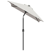 Prostokątny parasol ogrodowy, biały, 200x300 cm