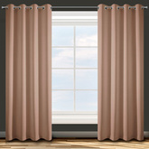 Zasłona Adore jasnobrązowa 140x250