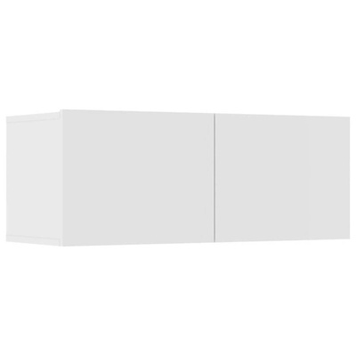 vidaXL Szafki telewizyjne, 4 szt., białe, 80x30x30 cm