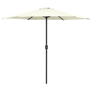 Parasol ogrodowy na aluminiowym słupku, 270x246 cm, piaskowy