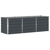 Donica Antracyt 240 x 80 x 75 cm Stal