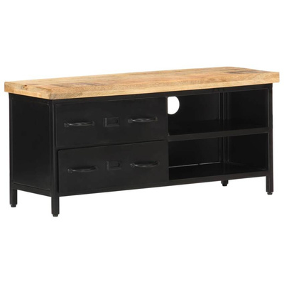 vidaXL Szafka pod TV, 90x30x41 cm, surowe drewno mango