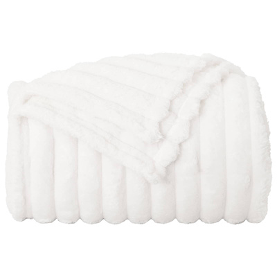 Koce narzutowe 6 pcs Biały 200 x 150 cm Polar
