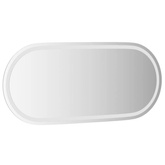 vidaXL Lustro łazienkowe z LED, 100x45 cm, owalne