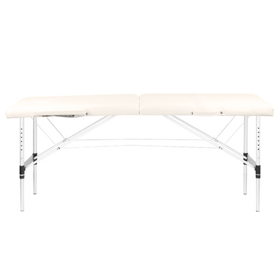 Stół składany do masażu aluminiowy komfort Activ Fizjo 2 segmentowe cream 126960