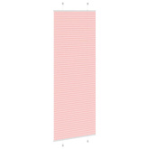 Roleta plisowana różowa 75x200 cm Szerokość tkaniny 74,4 cm