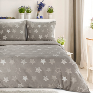 Pościel Flano beżowa 220x200