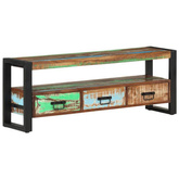 vidaXL Szafka pod TV, 120x30x45 cm, lite drewno z odzysku