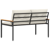Ławka ogrodowa 2 -Seater 116 x 67,5 x 72 cm polirattan