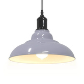 Lampa wisząca z regulacją wysokości E27 połysk szary metal