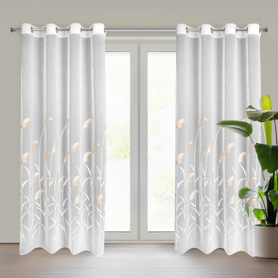 Firana Abbie kremowa 140x250