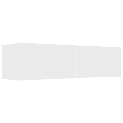 vidaXL Szafka pod TV, biała, 120x30x30 cm, materiał drewnopochodny