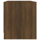 vidaXL Szafka pod TV, brązowy dąb 90x35x40 cm, materiał drewnopochodny