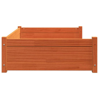 vidaXL Legowisko dla psa, woskowy brąz, 105,5x75,5x28 cm, sosnowe