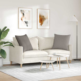 Poduszki na sofę 2 pcs Ciemnoszary 80 x 80 cm tkanina