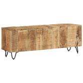 vidaXL Szafka pod TV, 110x30x40 cm, lite drewno mango