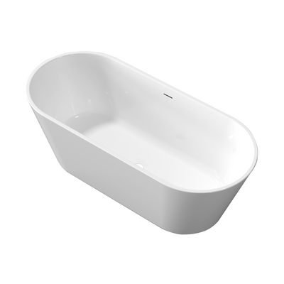 Wanna wolnostojąca 170 cm limnos z syfonem biały AN-00-120-M Invena