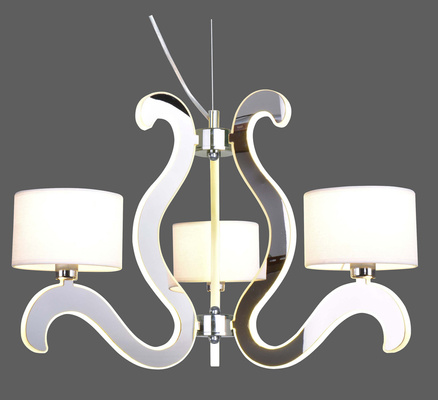 Lampa wisząca chrom 3xE14 + LED Ambrosia 33-33895