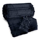 Koc Nina granatowy 150x200