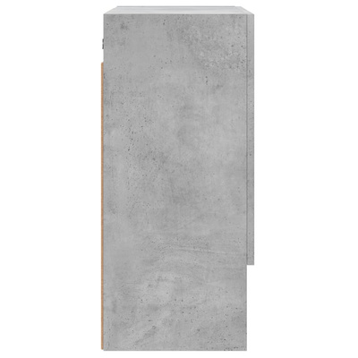 Szafka wisząca, szarość betonu, 60x31x70 cm
