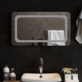 vidaXL Lustro łazienkowe z LED, 70x40 cm