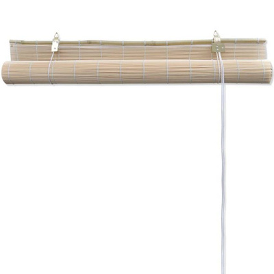 vidaXL Naturalne rolety bambusowe, 2 szt., 120 x 160 cm
