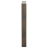 Nogi do stołu jadalnego w kształcie litery V 2 szt. Naturalna stal 90x(72-73,3) cm Stal