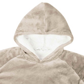 Bluza-koc Beżowy L Fleece i Flanela