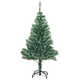 vidaXL Sztuczna choinka ze 150 LED, bombkami i śniegiem, 120 cm model standard