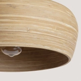 Lampa Wisząca Bambusowa Boho Abruzzo Elena E27