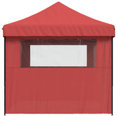 Namiot Imprezowy bordowy 279 x 410 x 315 cm Materiał Oxford