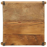 Taca Brązowy 29 x 31 x 10 cm Lite Drewno Recyklingowe