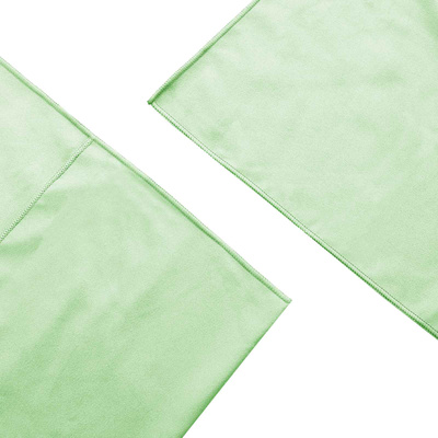 Ręczniki do Krzeseł na Zewnątrz 2 pcs Zielony 130 x 60 cm