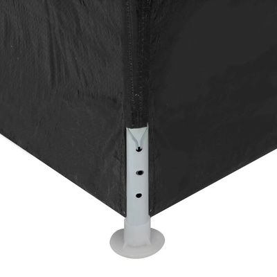 vidaXL Namiot imprezowy, 3 x 6 m, antracytowy