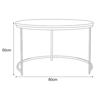 Meble dekoracyjne KS-30 KOMPLET STOLIKÓW z serii KAJA HOME
