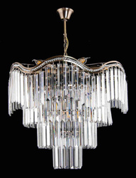 Lampa wisząca CHROM kryształ W-E 1735/9 AB