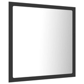 vidaXL Lustro łazienkowe LED, szare, 40x8,5x37cm, akryl