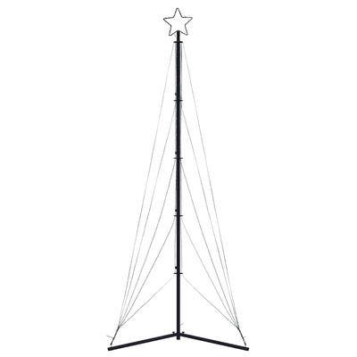 Choinka LED 525 diod LED Zimna biel 302 cm
