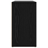 Ławka na buty z półką Czarny Dąb 103 x 30 x 54,5 cm