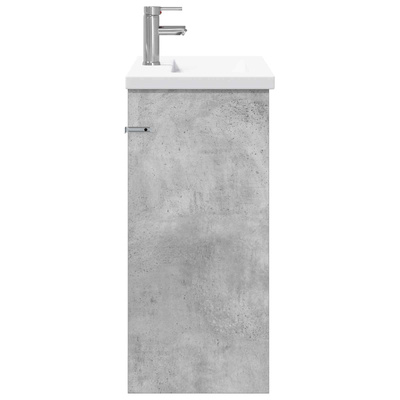 Zestaw mebli łazienkowych Betonowy szary 81 x 40 x 84,5 cm