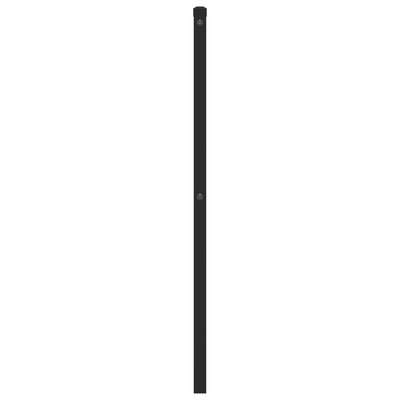 Metalowe wymienne wezgłowie, czarne, 90 cm